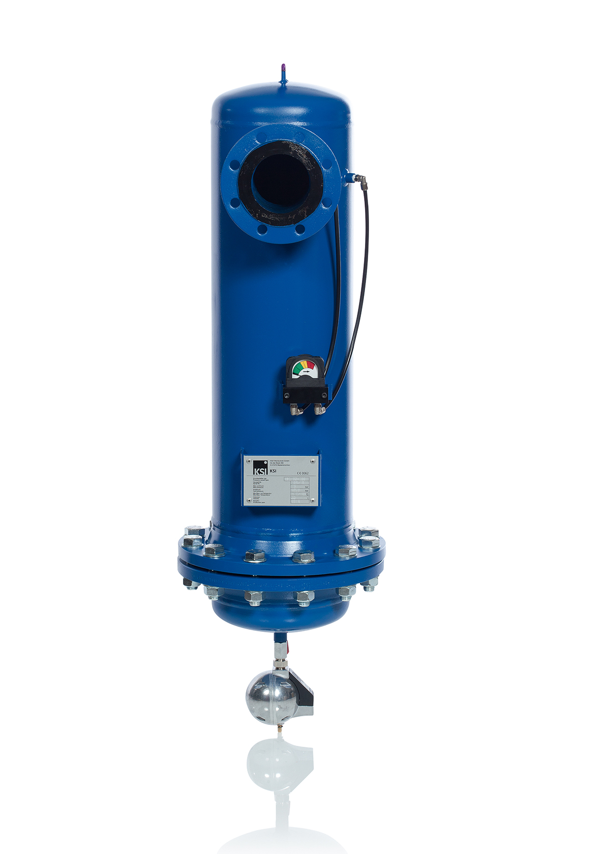 Aktivkohlefilter FF080-01 CA DN80 Durchfluss 1400 m³/h